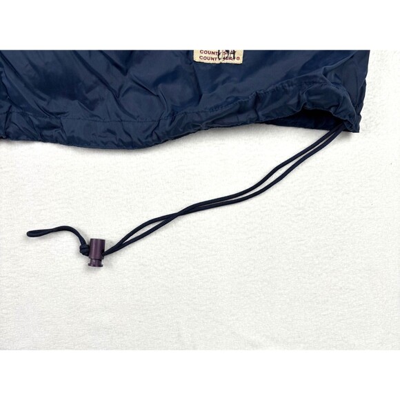 Vtg Authentic County Seat Jeanswear Hooded Windbreaker Jacket USA 80’s 90’s Med - Picture 9 of 10